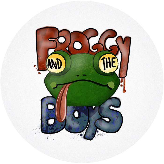 Froggy and the Boys Sticker product image