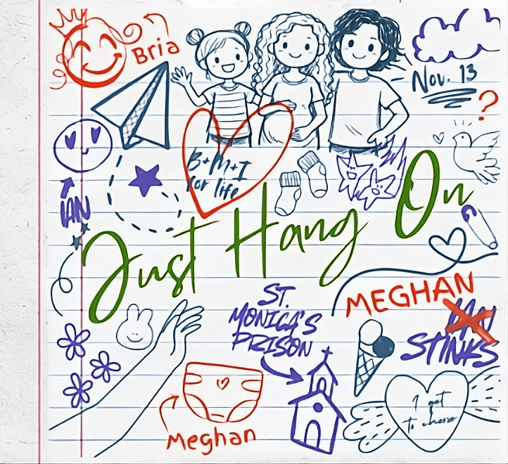 Just Hang On Sticker product image